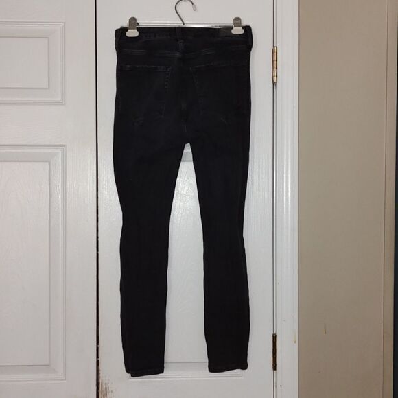 Aeropostale black distressed high rise jegging Sz  8 Short - Picture 9 of 11